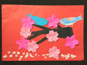 韦雯曦 4岁《书上的小鸟》荣获童画之星•二0一三第九届世界华人幼儿创意美术大赛 特金奖
